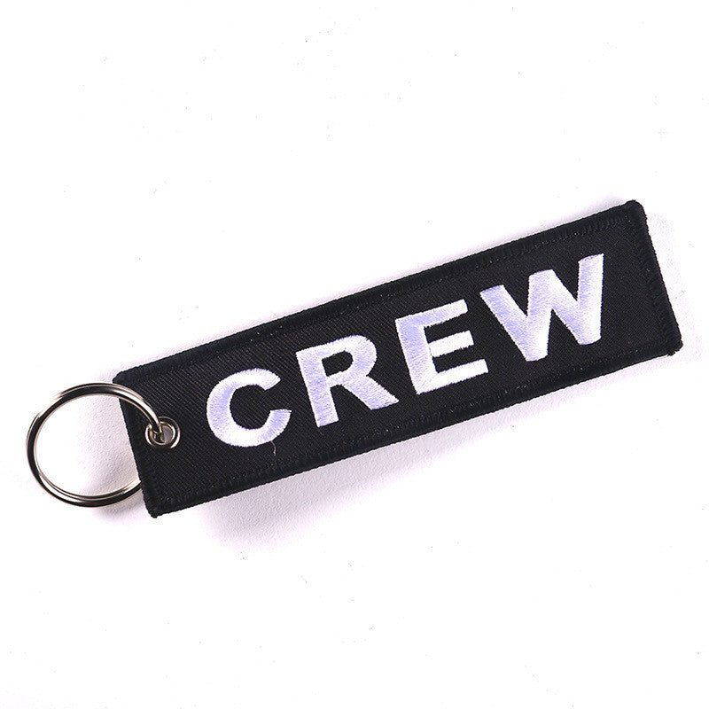 Broderad crew-tag