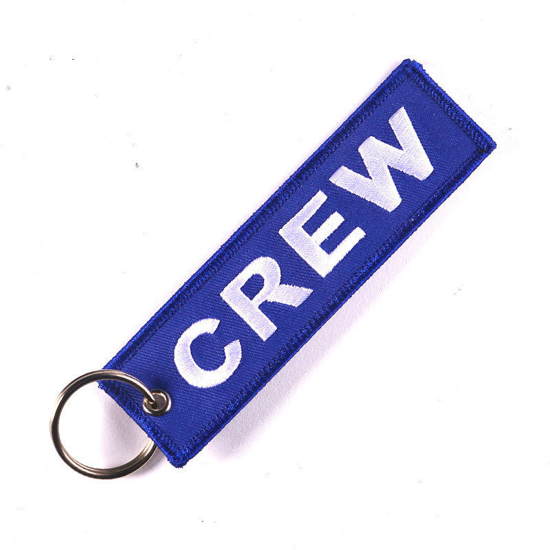 Broderad crew-tag