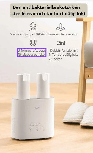 Antibakteriell skotork som steriliserar och tar bort dålig lukt