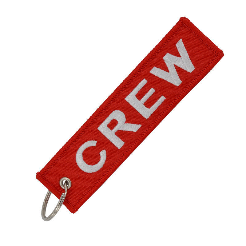 Broderad crew-tag
