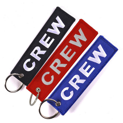 Broderad crew-tag